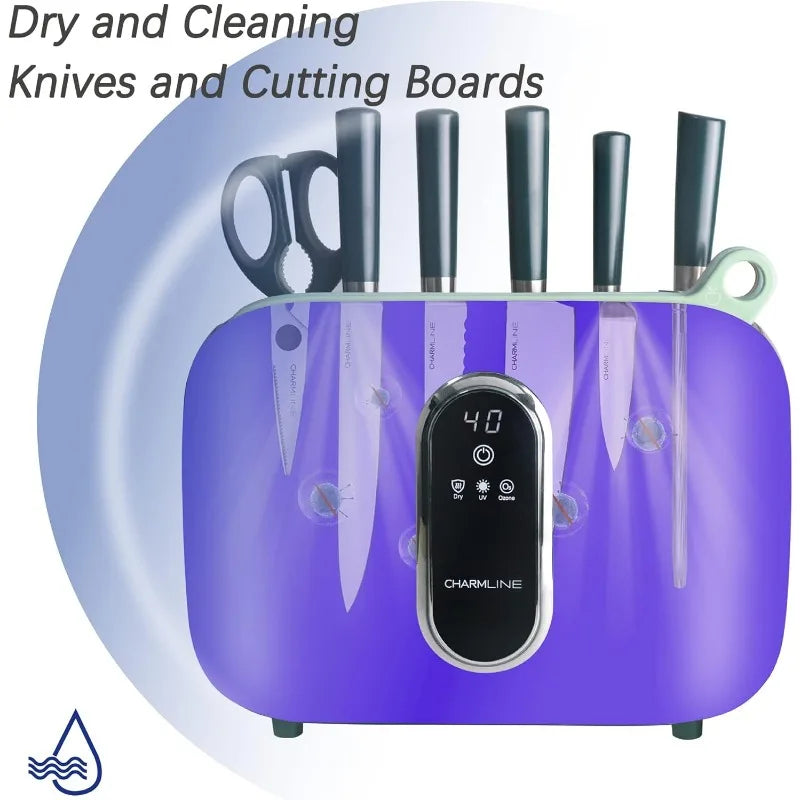 Charmline Smart Cutting Board Set with Knife Holder