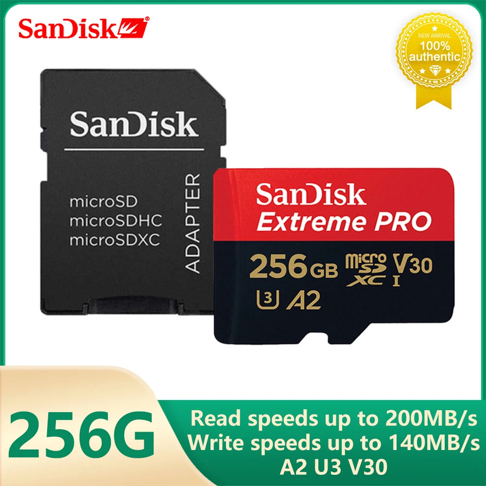 SanDisk Extreme PRO Micro SD Card 200MB/s for 4K Video