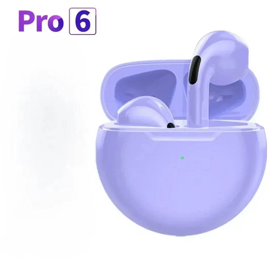 Original Pro6 TWS Bluetooth 5.0-ørepropper med støyreduksjon