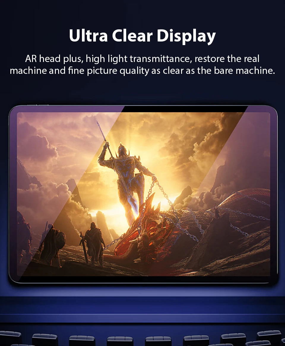 Game Falcon Tempered Glass Screen Protector for iPad Pro & Air