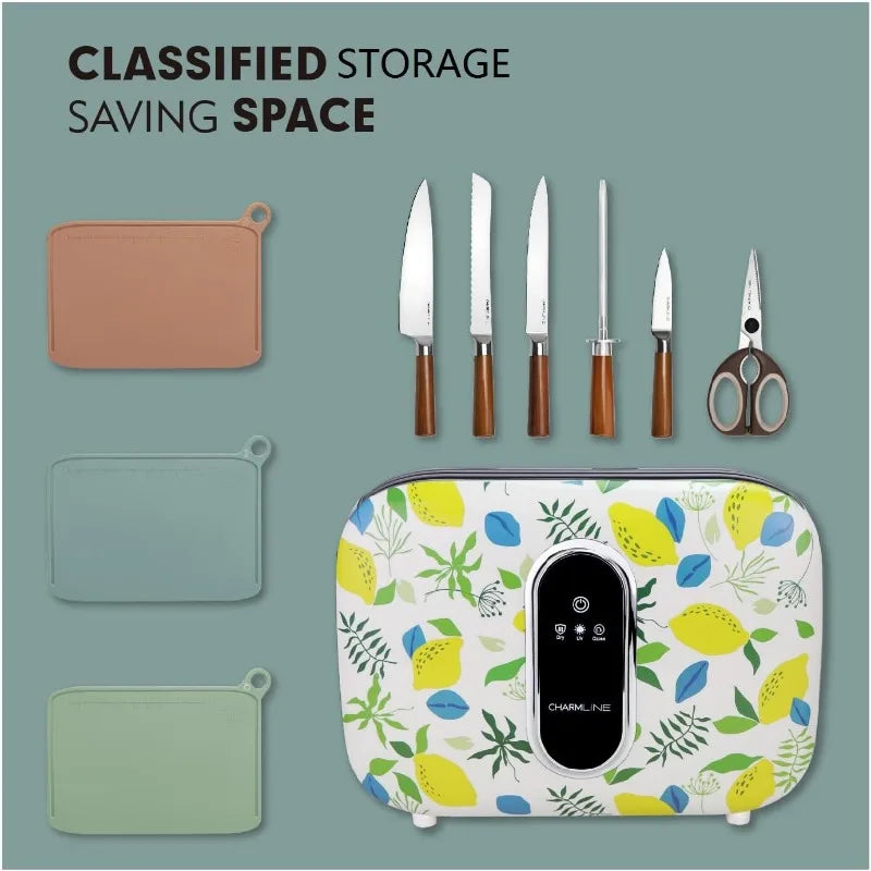Charmline Smart Cutting Board Set with Knife Holder