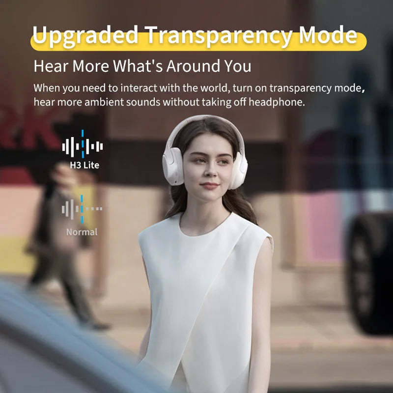 QCY H3 Lite ANC Wireless Headphones with 60-Hour Battery