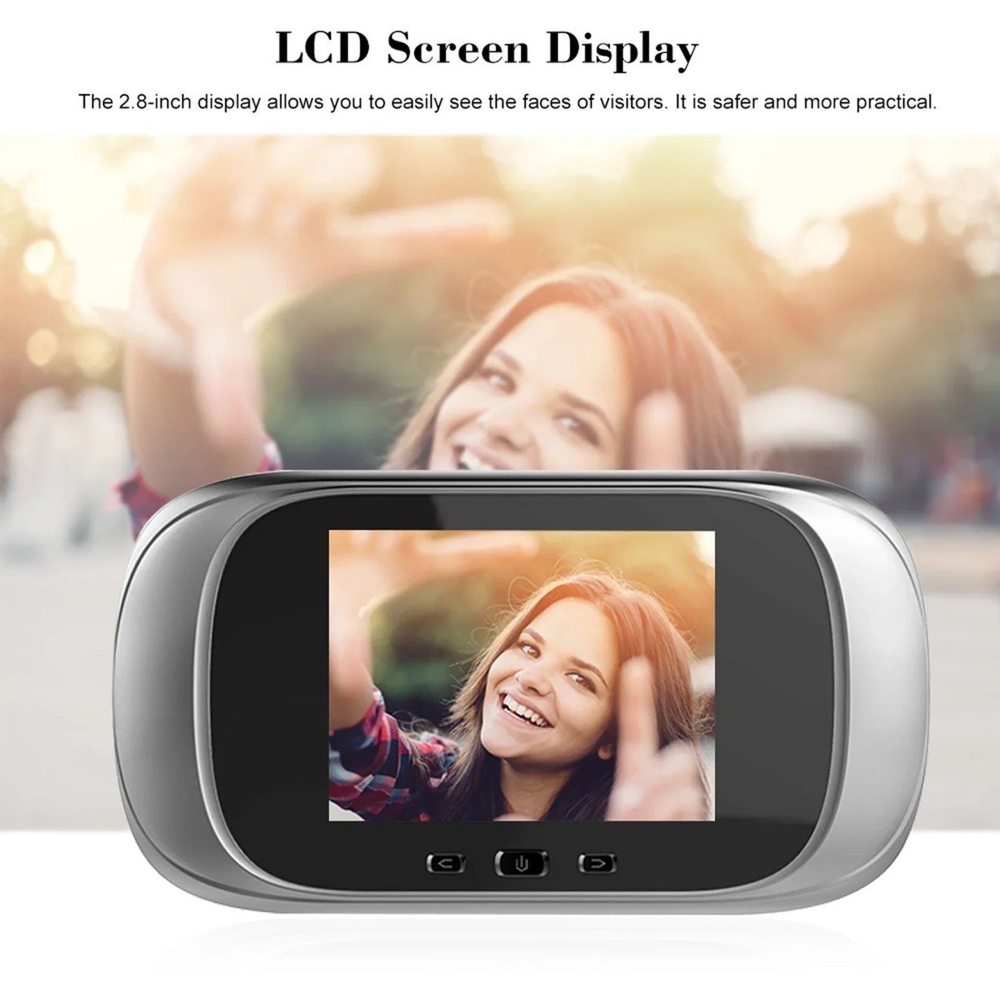 Nooberone 2.8-Inch Digital Door Viewer With Night Vision