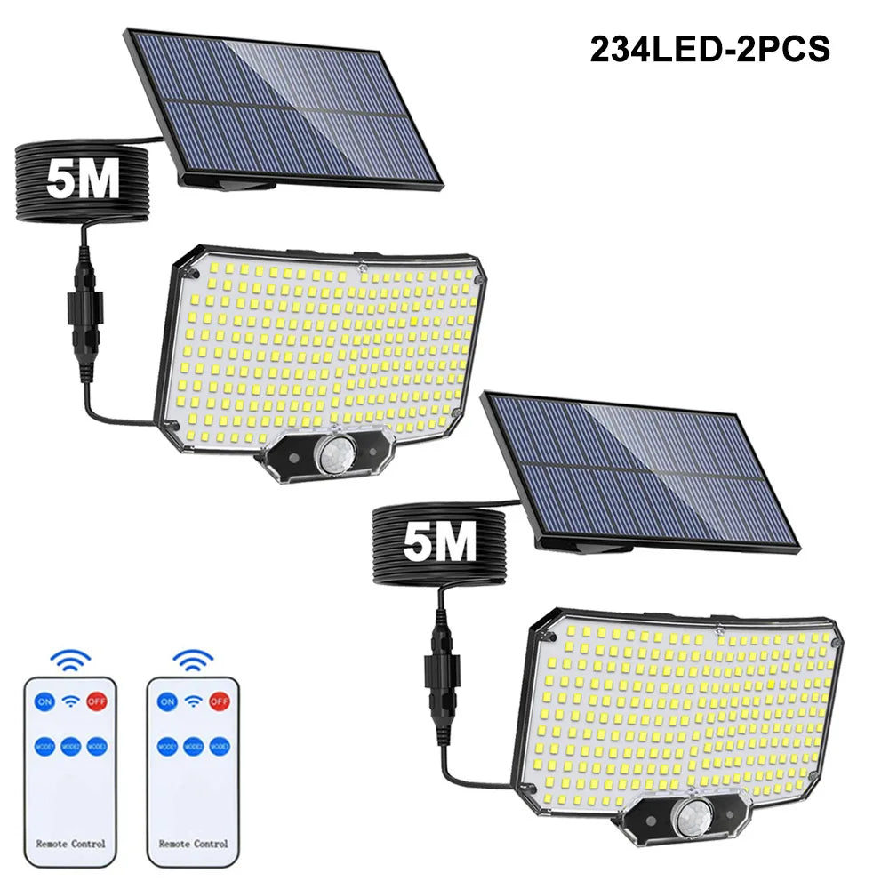 Newstyle Solar Flood Lights with Motion Sensor, Waterproof
