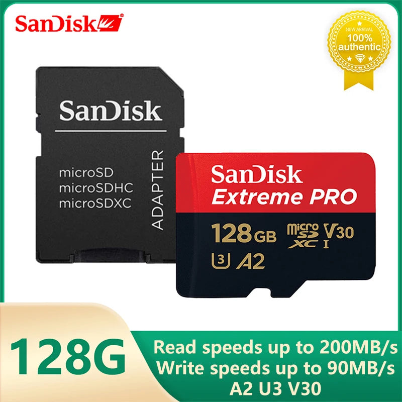 SanDisk Extreme PRO Micro SD Card 200MB/s for 4K Video