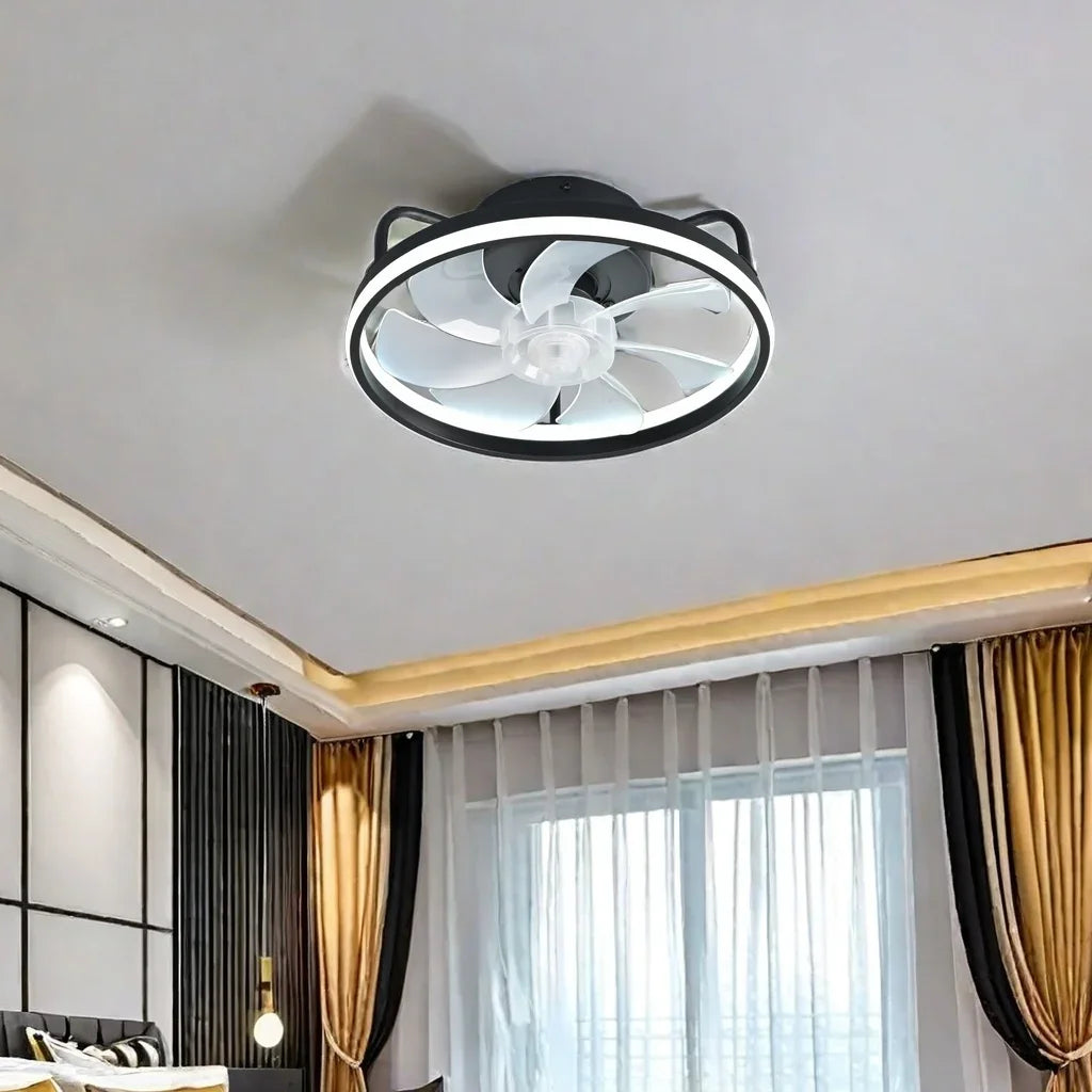 XCLuuHY 55W Modern Ceiling Fan With Light & Remote Control
