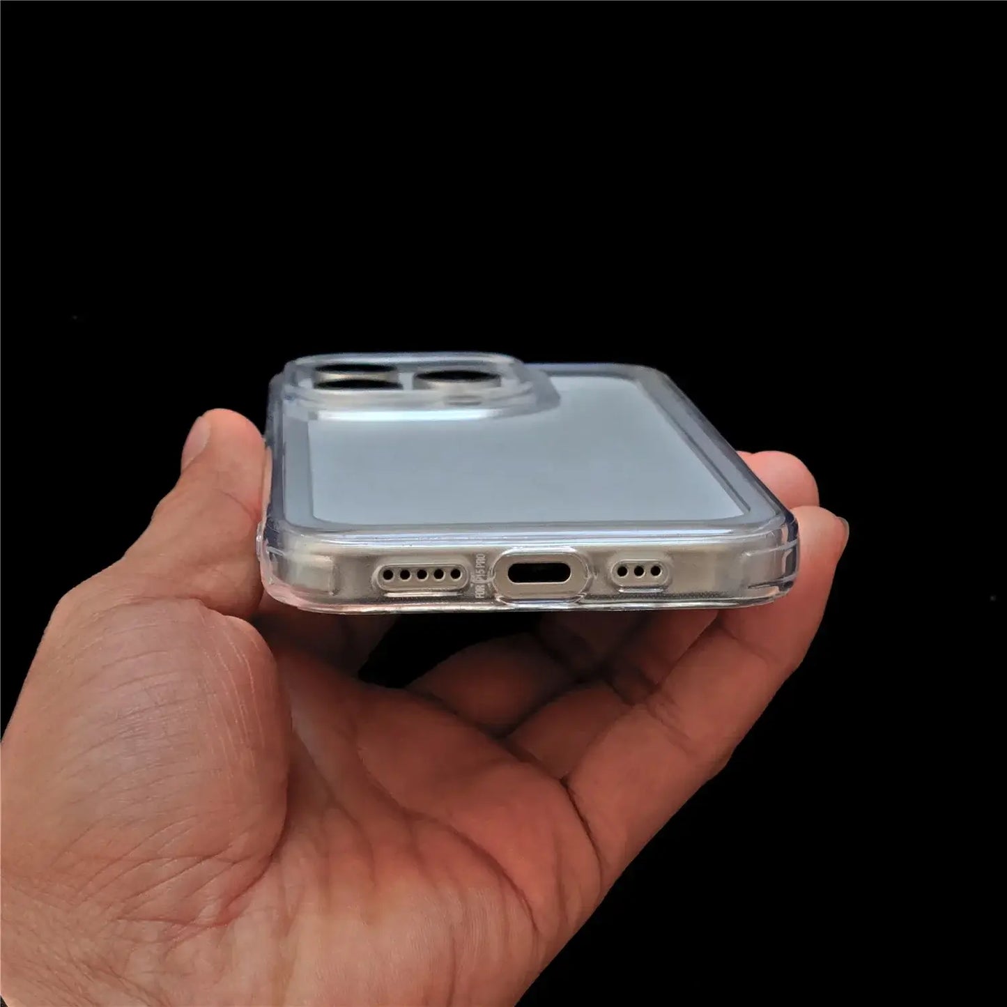 Soft Transparent Bumper Case For iPhone 16 Pro Max