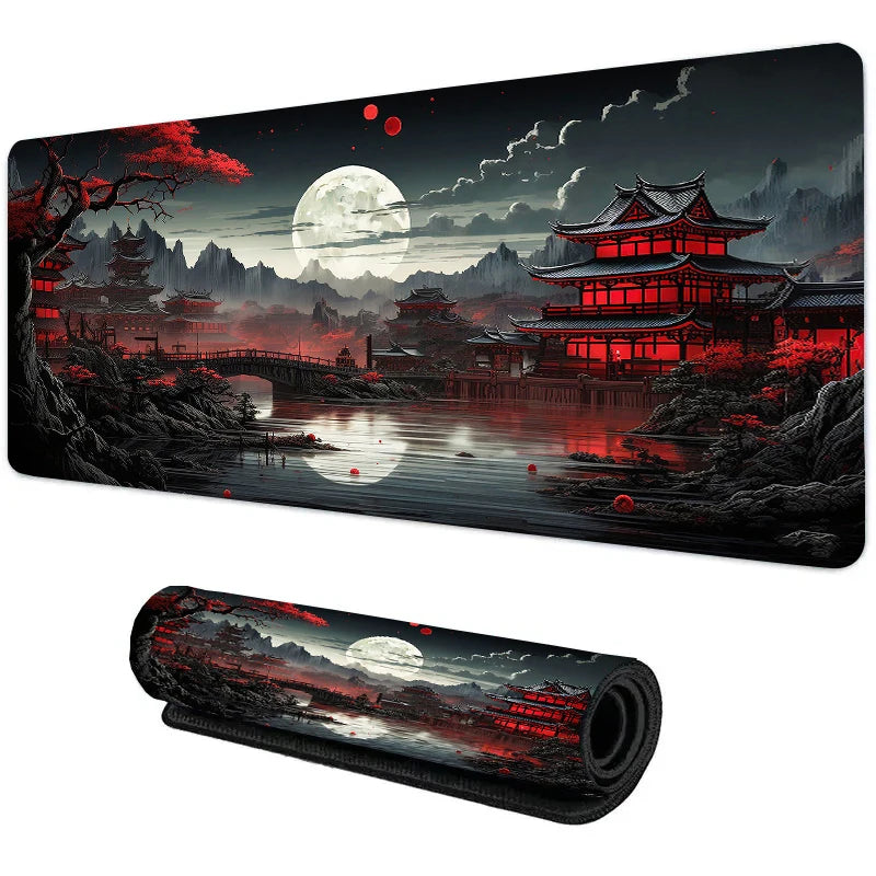 XGZ Starry Sky Moon XXL Anti-Slip Gaming Mat