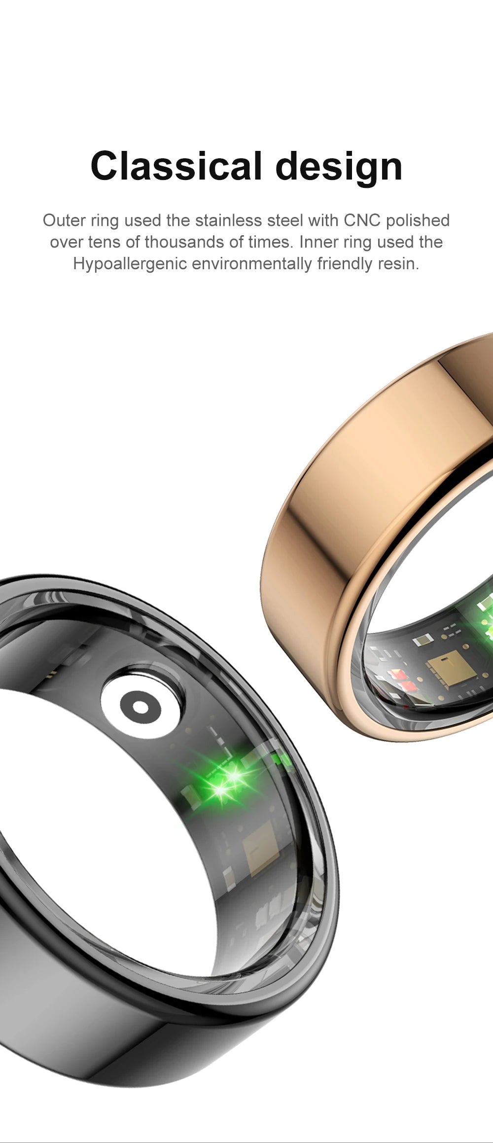 COLMI R02 Smart Ring - Waterproof Health Monitor & Tracker