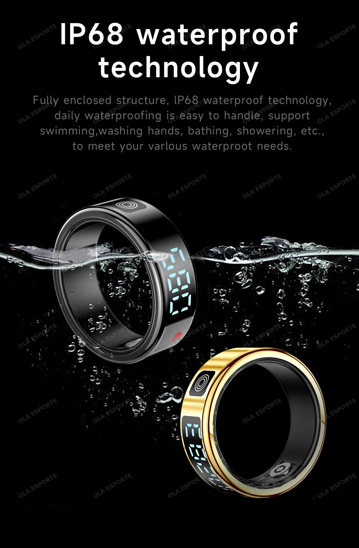 Xiaomi Smart Ring - Waterproof Health Monitor with Gesture Control