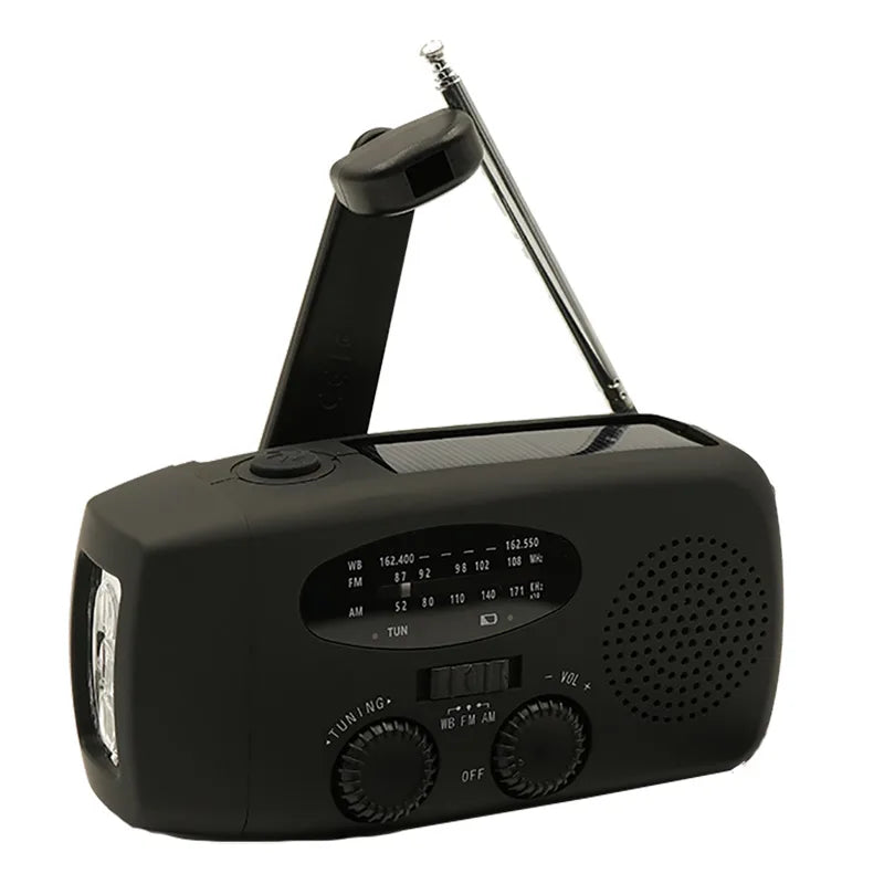 MCC Emergency Solar Hand Crank Radio with Power Bank
