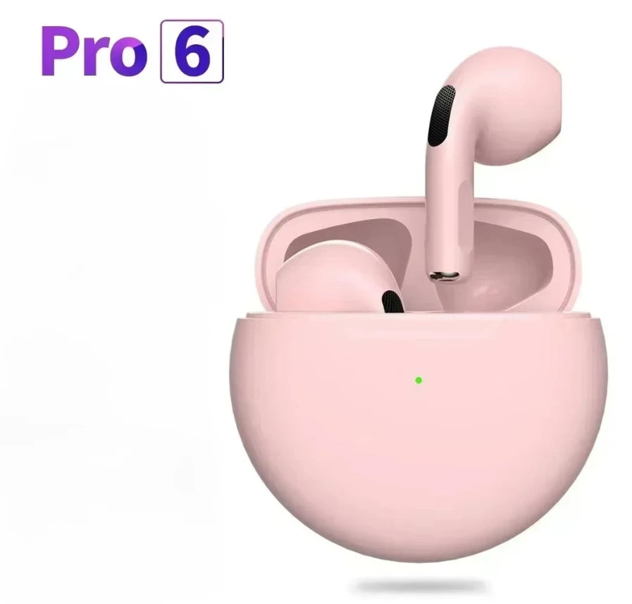 Original Pro6 TWS Bluetooth 5.0-ørepropper med støyreduksjon
