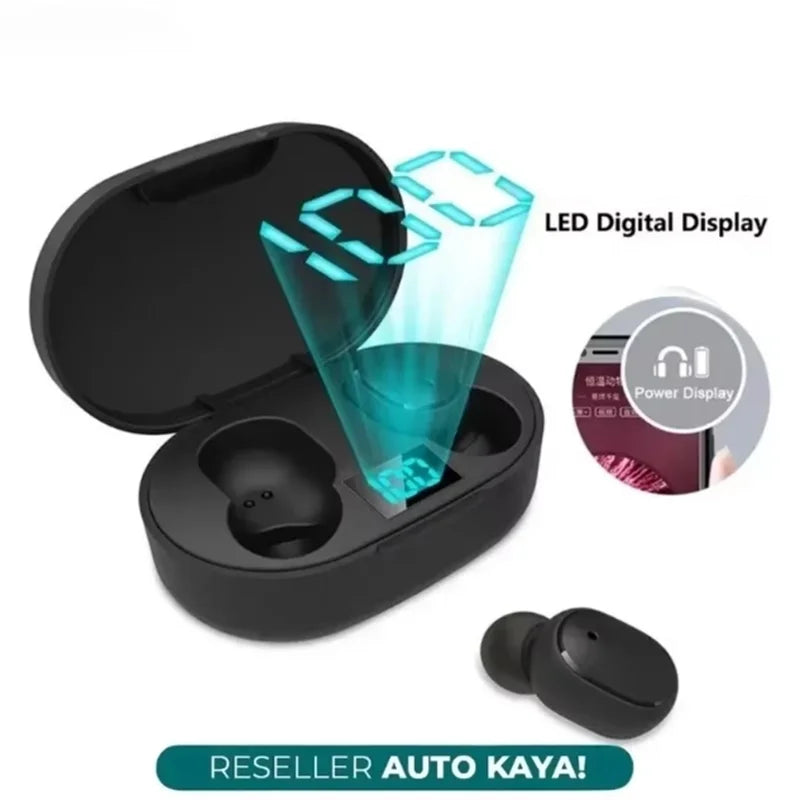 DAMORE TWS E6S Wireless Bluetooth Earphones with Noise Canceling