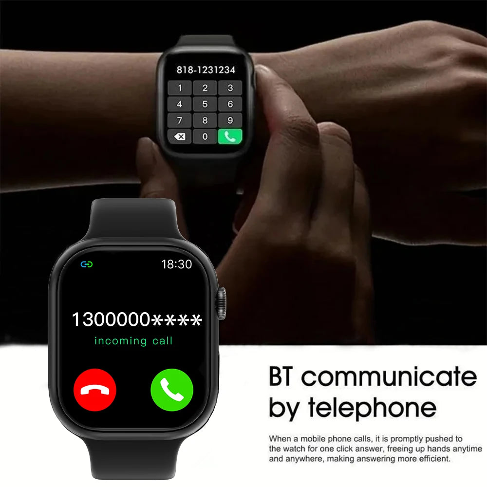 KESHUYOU Bluetooth Smart Watch Series 8 - Stylish Fitness Tracker