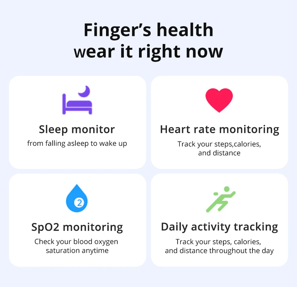 COLMI R03 Smart Ring - 5ATM Waterproof Fitness Tracker