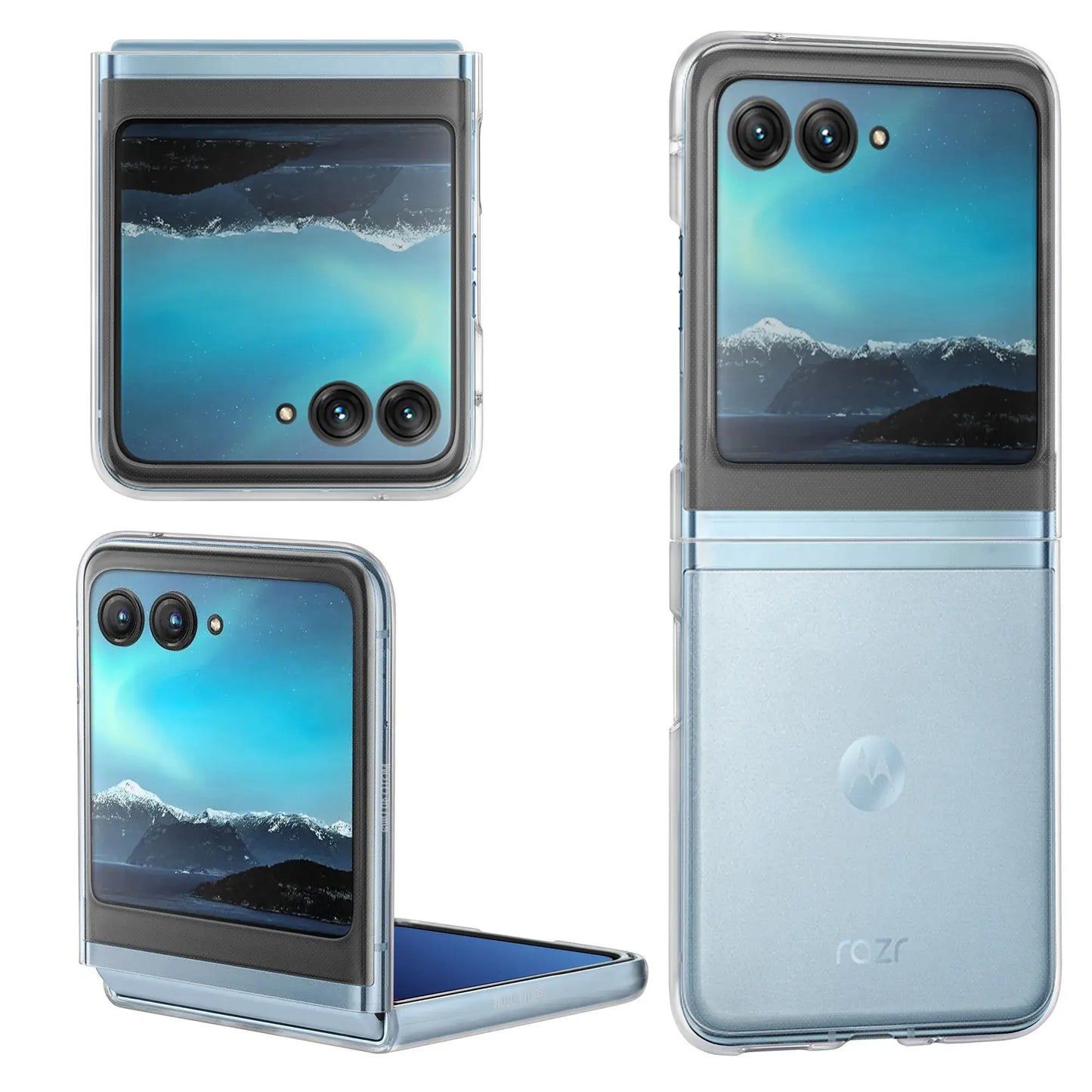Shockproof Transparent Case for Motorola Razr 2022