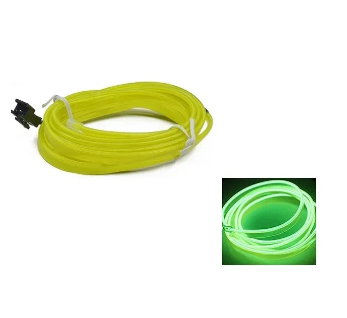 3M/5M Car Interior LED Decorative Lamp EL Wiring Neon