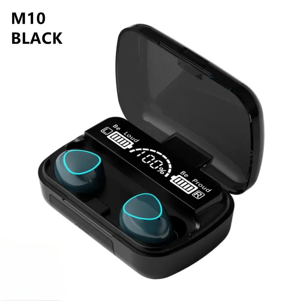 M10 trådløse Bluetooth-ørepropper med vandtæt design