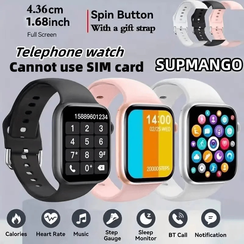 SUPMANGO S8 Smart Watch - Interactive Music Control