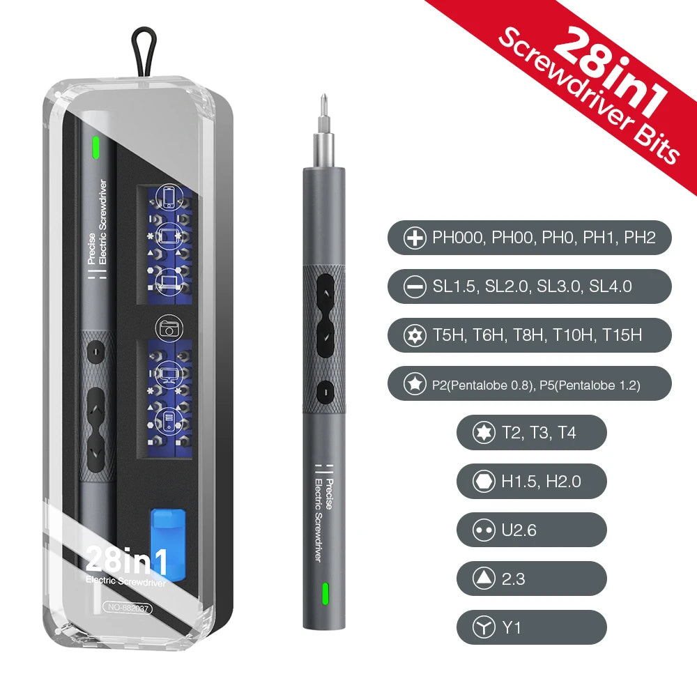 UF·TOOLS 28/62 in 1 Electric Screwdriver Set - Cordless Power Tool