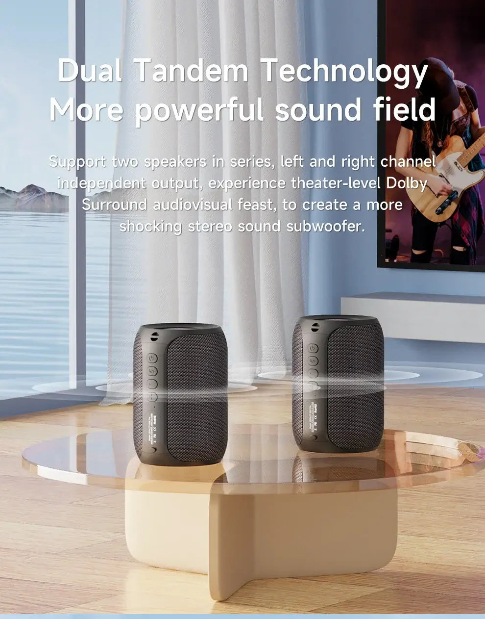Zealot-S32PRO Powerful Bluetooth Speaker with Deep Bass