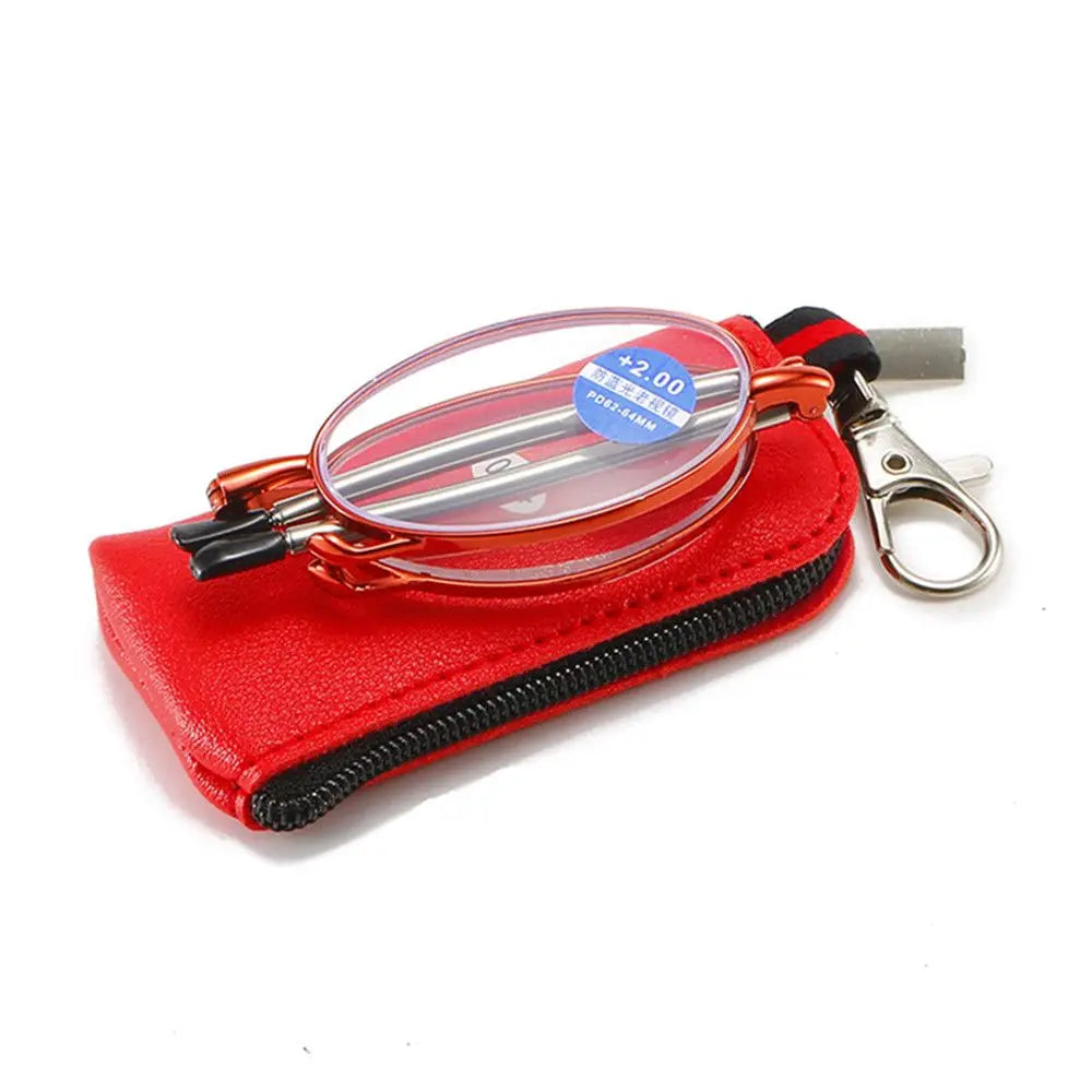 KLASSNUM Folding Anti Blue Light Reading Glasses - Stylish & Portable