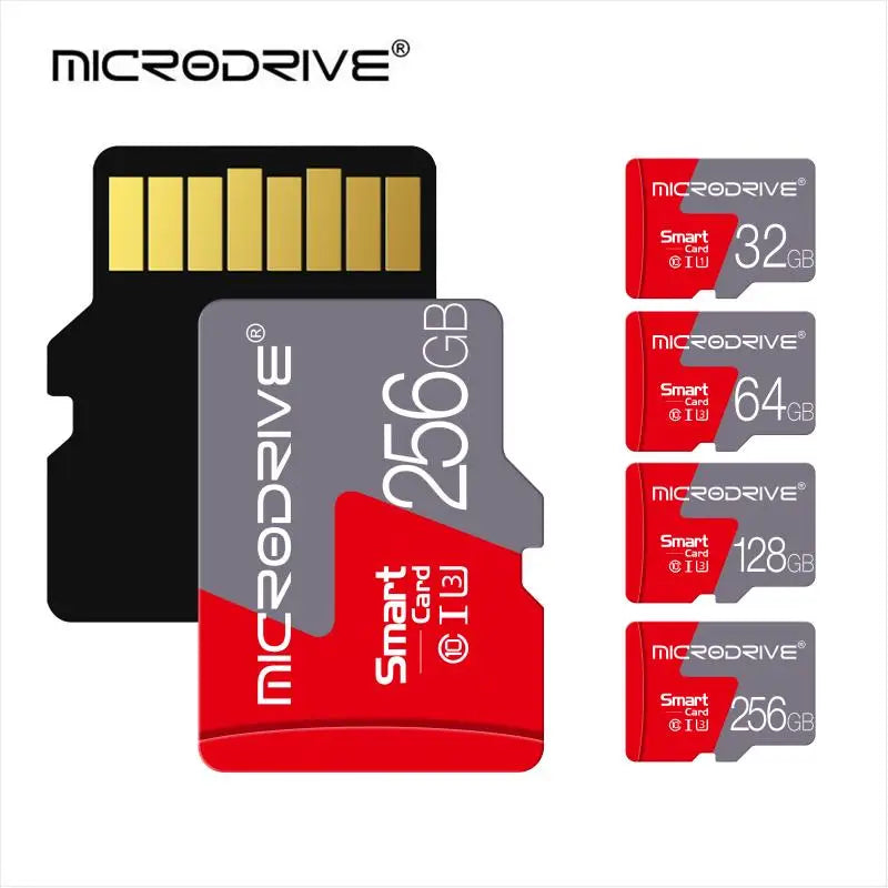 High Speed Class 10 microSD Card - 8GB to 128GB Capacity