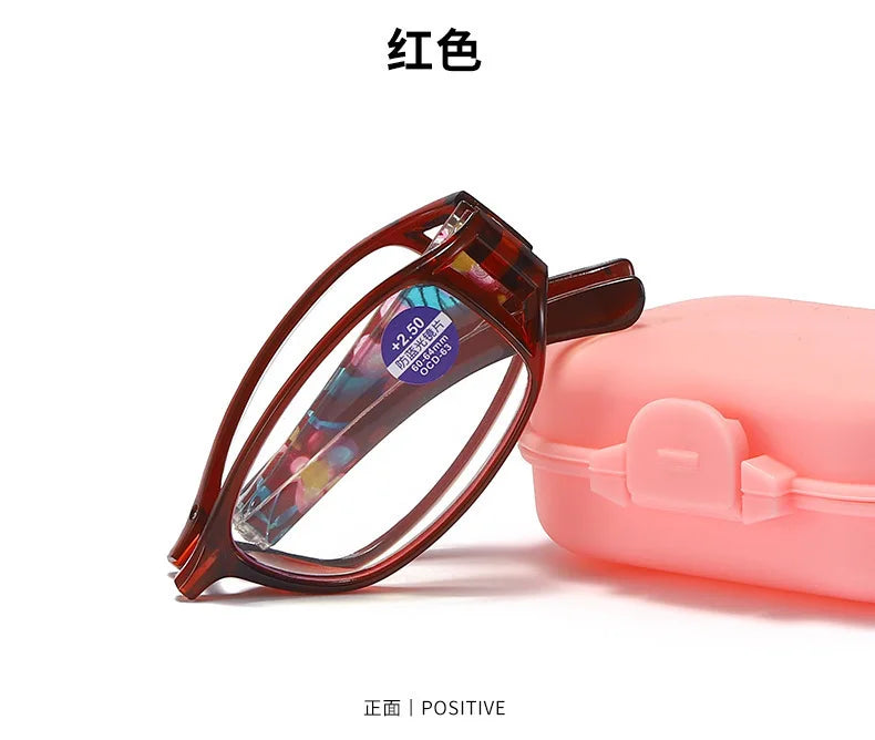 EOENKK Folding Reading Glasses - Stylish Anti-Blue Light Design