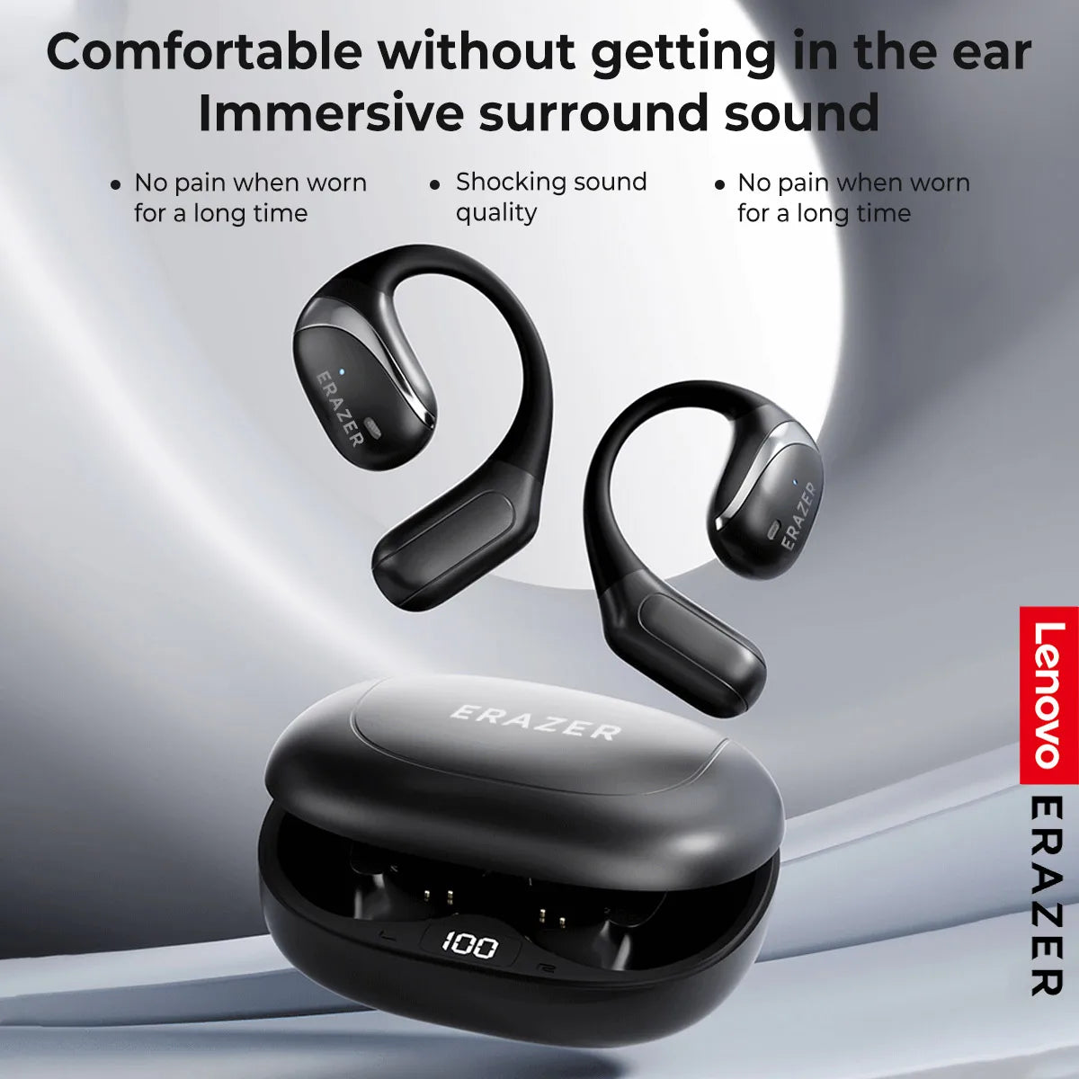 Lenovo ERAZER X9 Waterproof Wireless Bluetooth Earphones