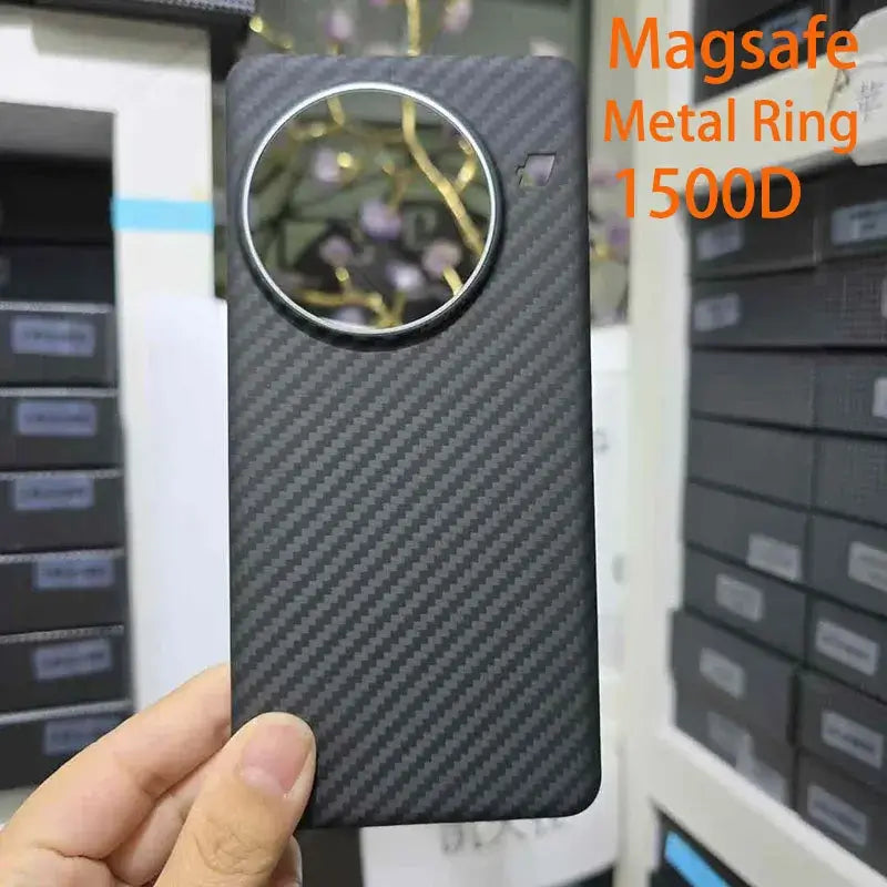 Case for Oneplus 13 Magnetic Carbon Fiber Protective Cover
