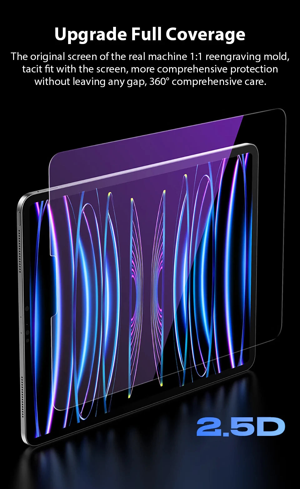 Game Falcon Tempered Glass Screen Protector for iPad Pro & Air