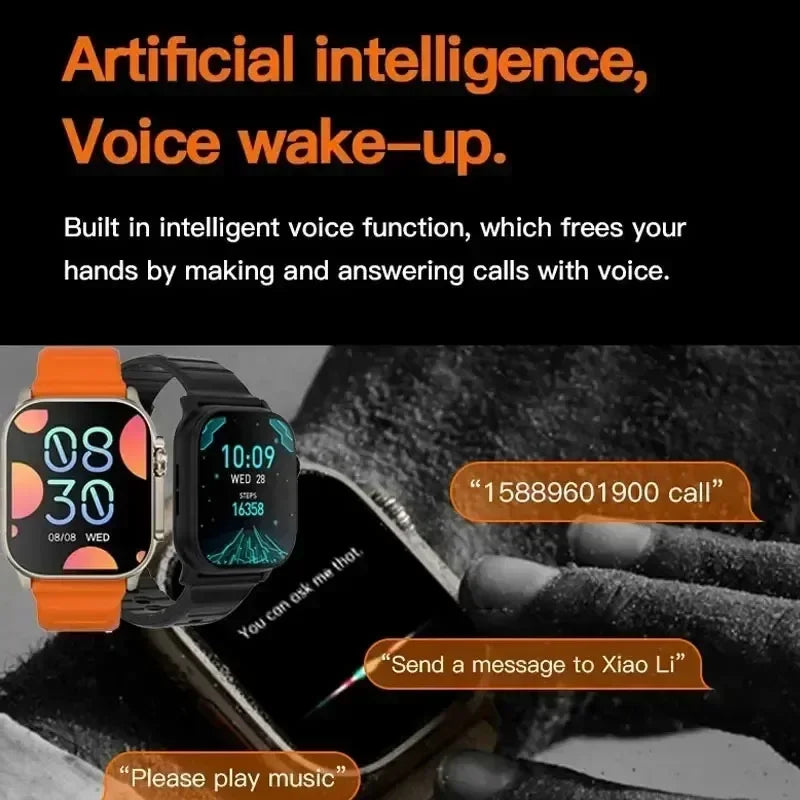 XMSJ 2024 Smartwatch with 2.2" AMOLED Screen & ECG Modes
