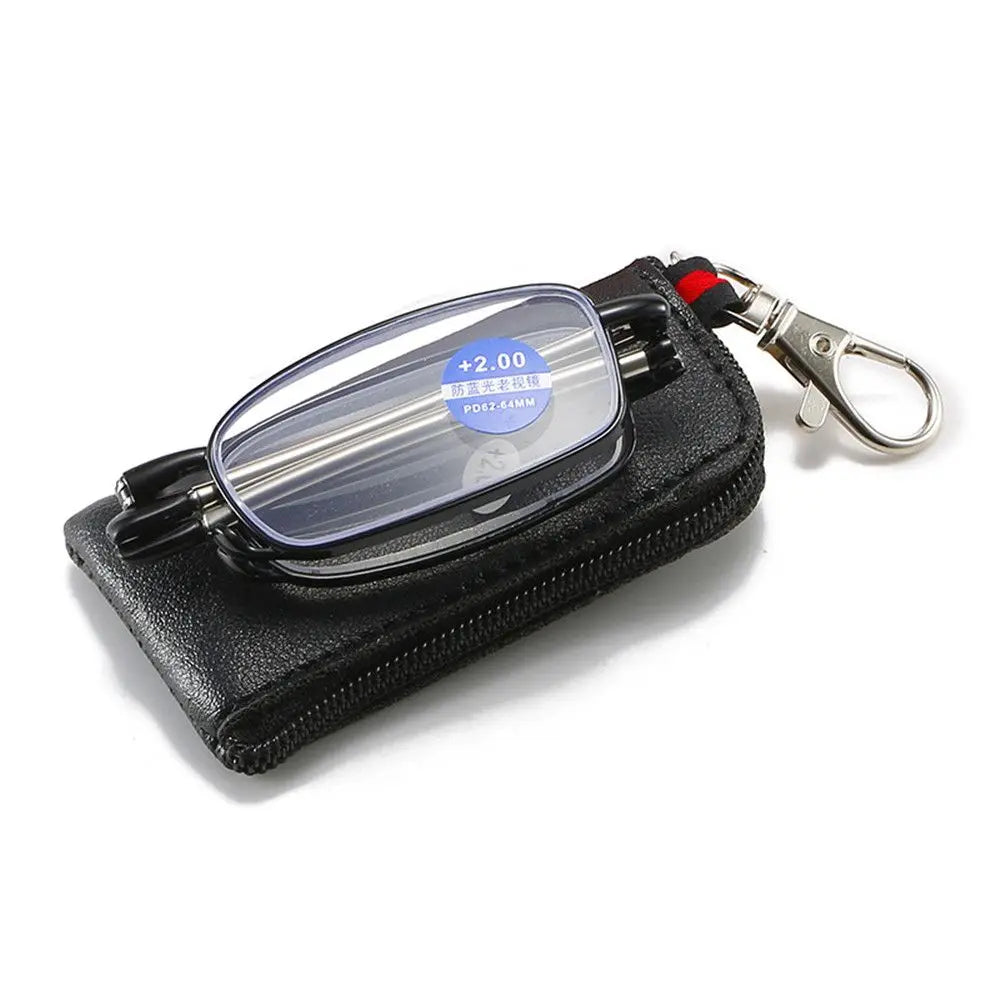 KLASSNUM Folding Anti Blue Light Reading Glasses - Stylish & Portable