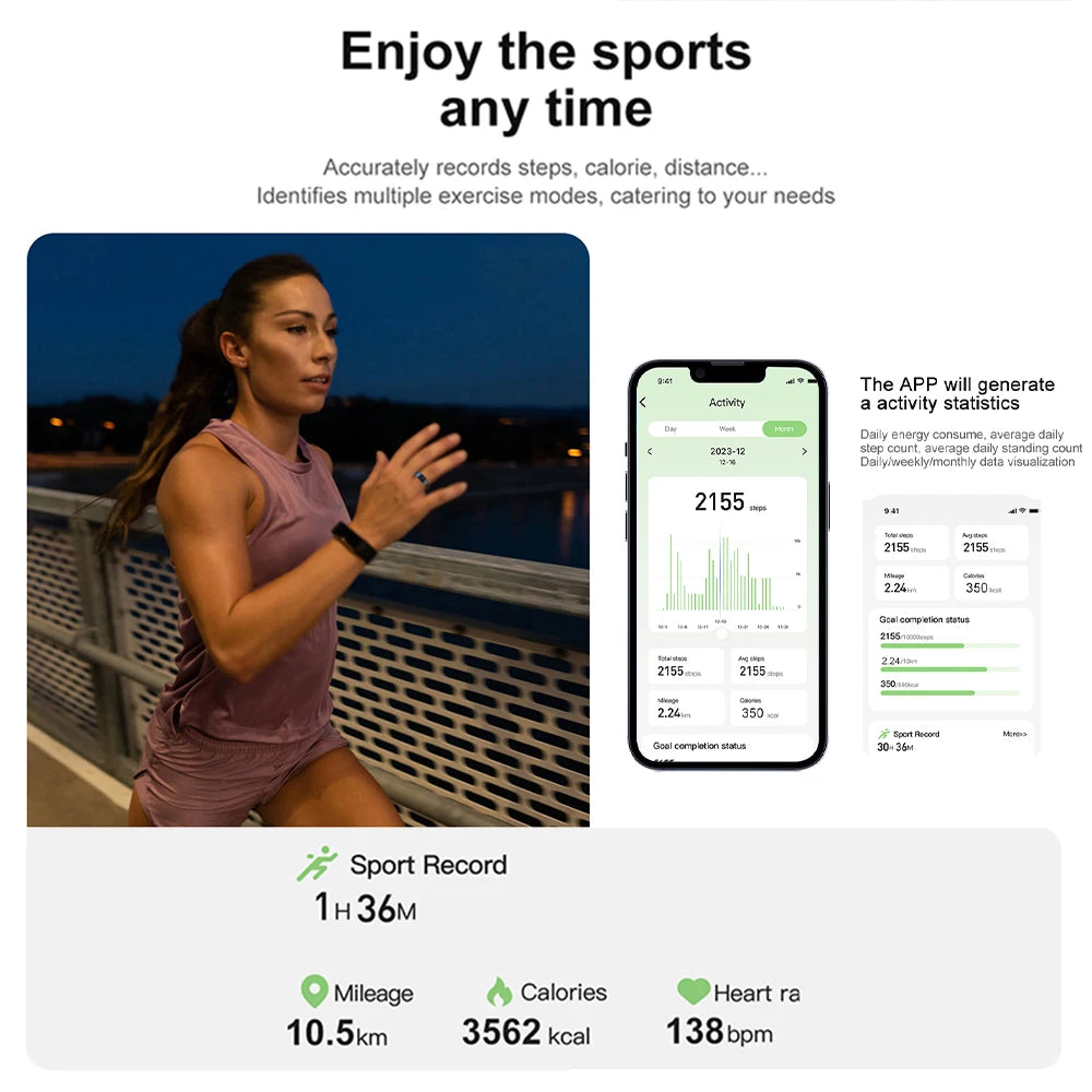 COLMI R02 Smart Ring - Waterproof Health Monitor & Tracker