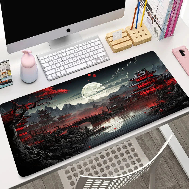 XGZ Starry Sky Moon XXL Anti-Slip Gaming Mat