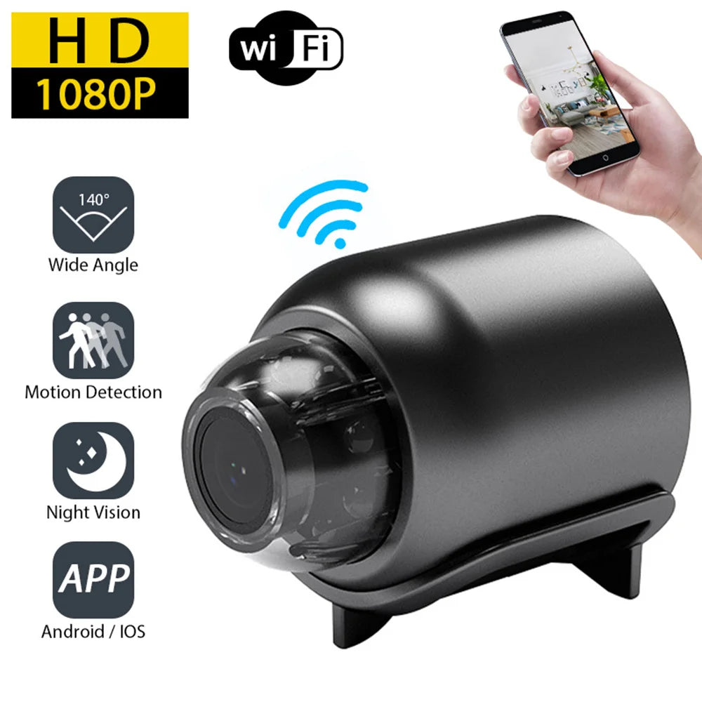 X5 Mini HD 1080P WiFi Camera - Stylish Home Security Monitor