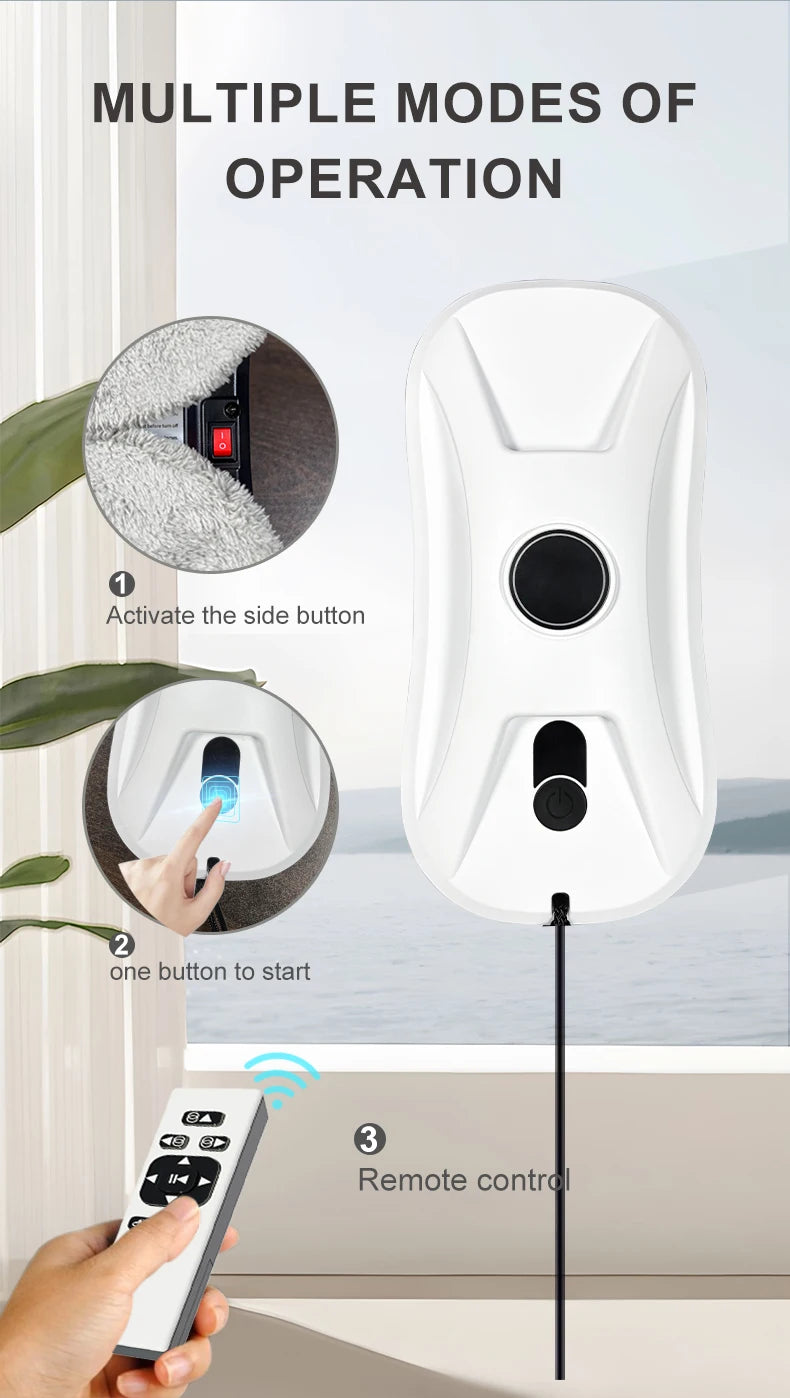 Nieuw in Automatische Robotraamreinigingsmachine Slim Huis Vacuüm