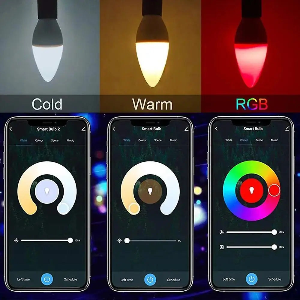 Shine-Tale E14 Smart LED Lamp - RGB Dimmable