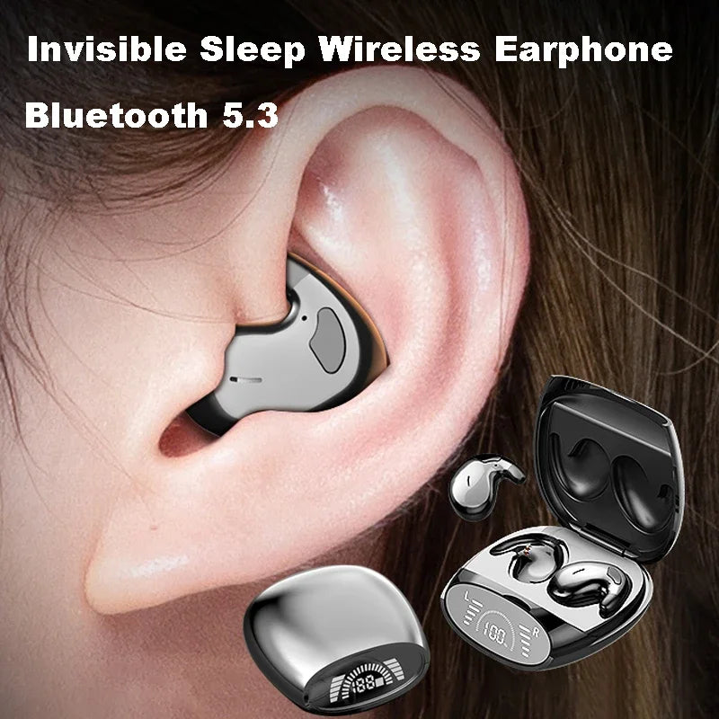 Tiny Wireless Sleep Earbuds with Noise Cancelling Feature