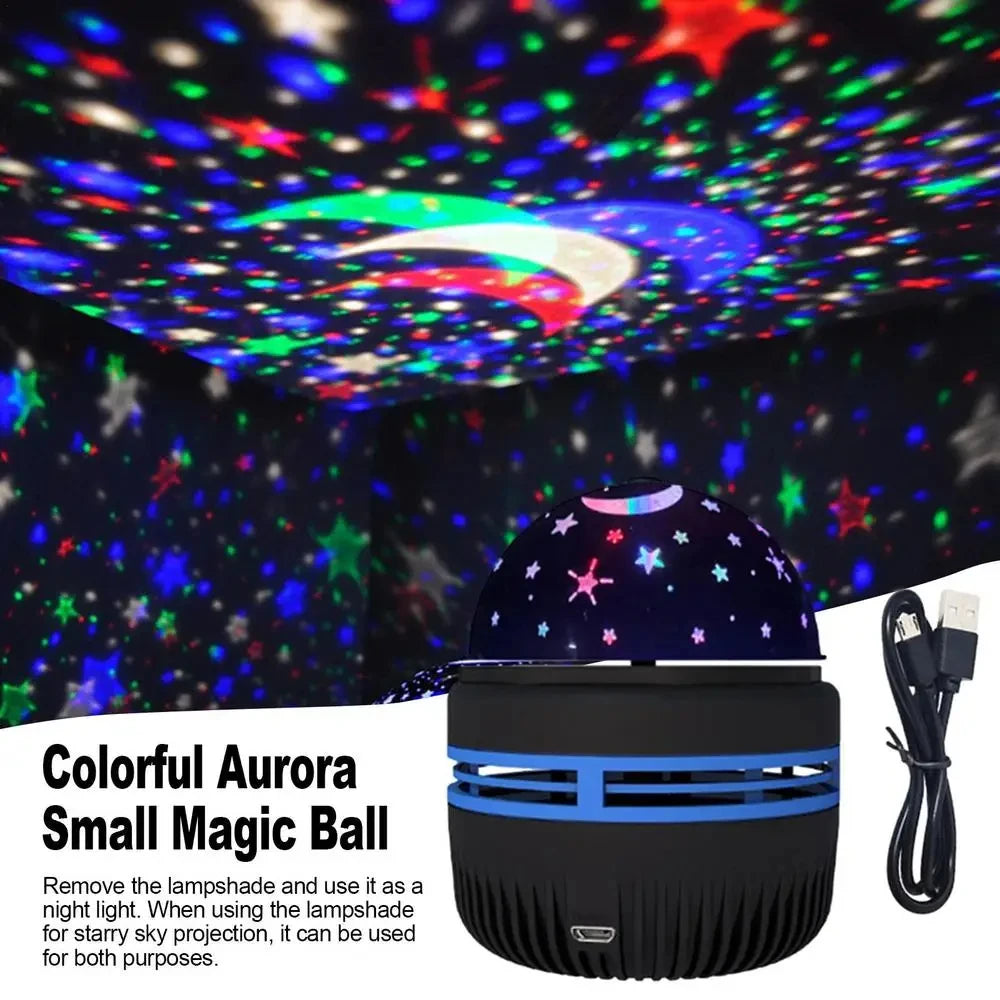 Starry Galaxy Projector Light with RGB Remote