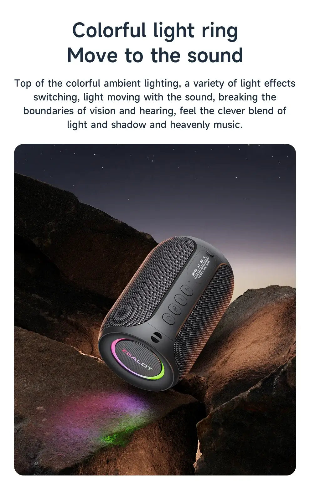 Zealot-S32PRO Powerful Bluetooth Speaker with Deep Bass