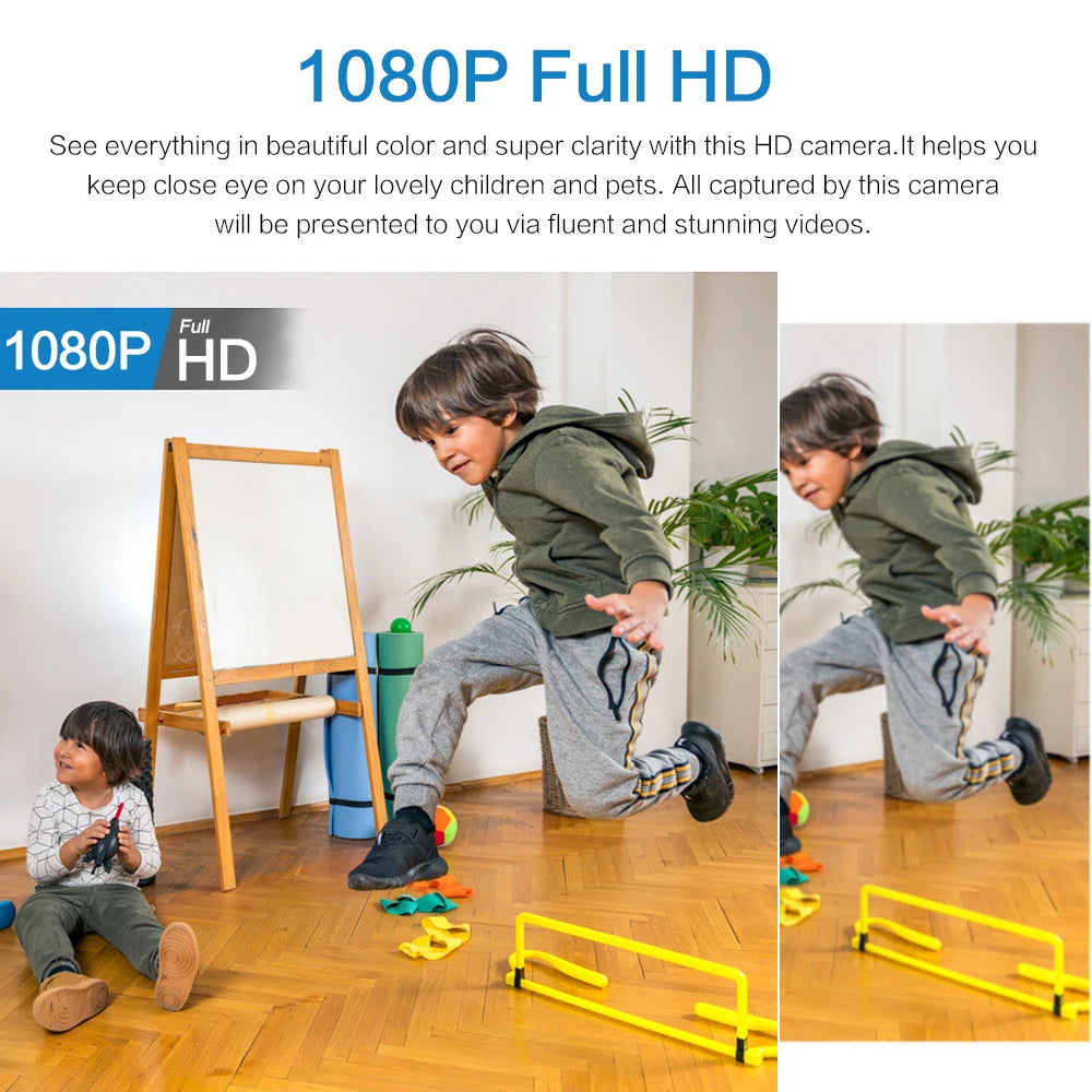 X5 Mini HD 1080P WiFi Camera - Stylish Home Security Monitor