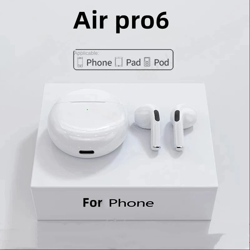 Original Pro6 TWS Bluetooth 5.0-ørepropper med støyreduksjon