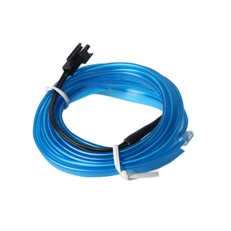 5M LED Car Interior Light USB Ambient Neon Strip EL