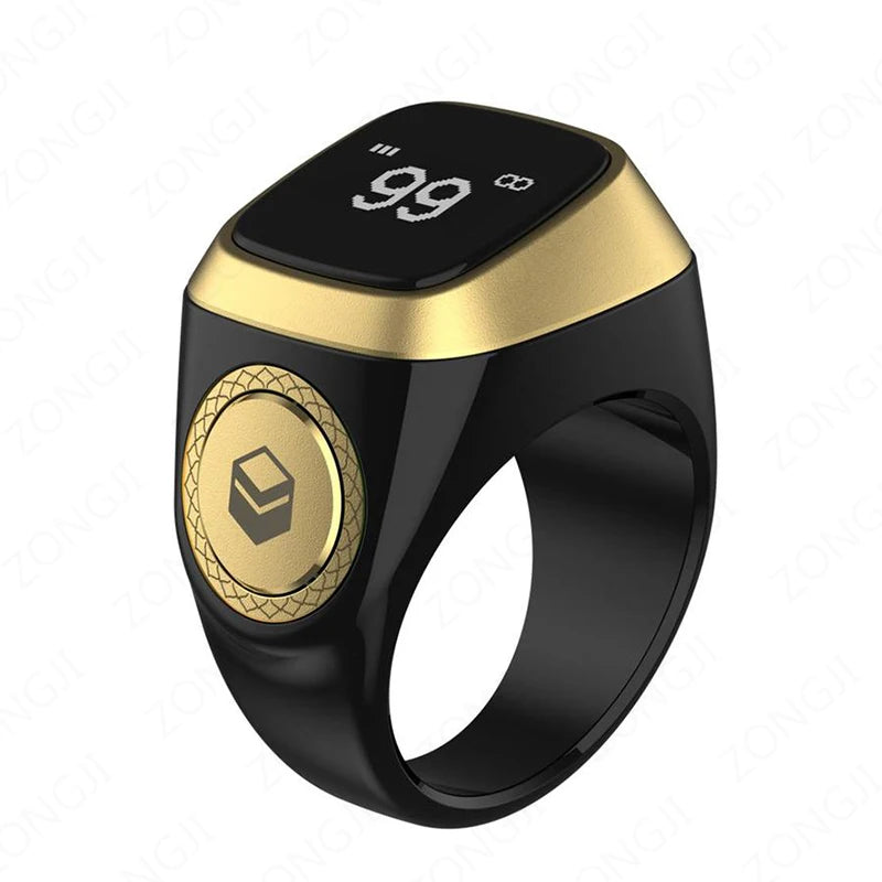ZONGJI Smart Tasbih Ring - Track Prayers & Steps