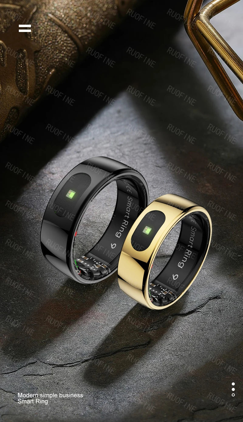 RUOFINE Smart Ring R08 - Bluetooth Blood Pressure Tracker