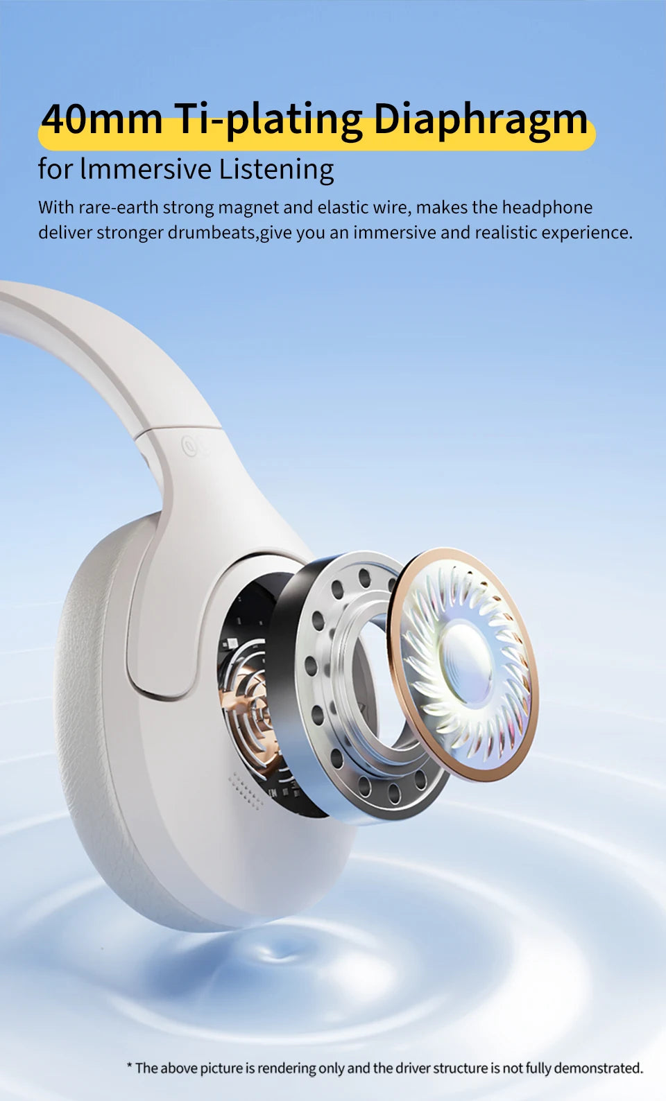 QCY H3 Lite ANC Wireless Headphones with 60-Hour Battery