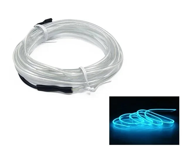 3M/5M Car Interior Led Neon Strip EL Wiring Diode
