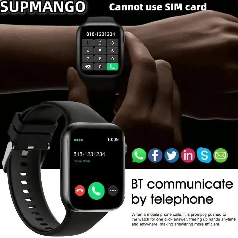 SUPMANGO S8 Smart Watch - Interactive Music Control