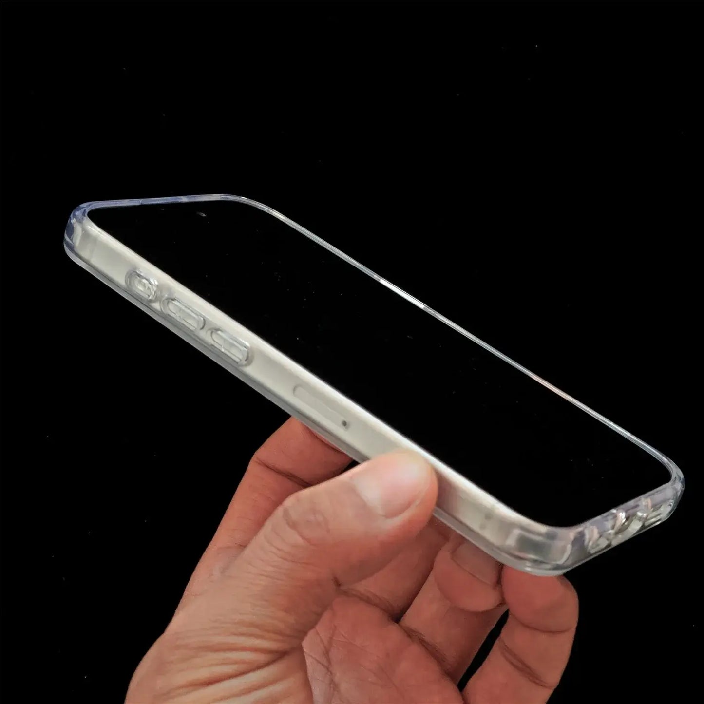 Soft Transparent Bumper Case For iPhone 16 Pro Max